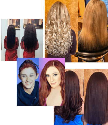 hair before and after photos